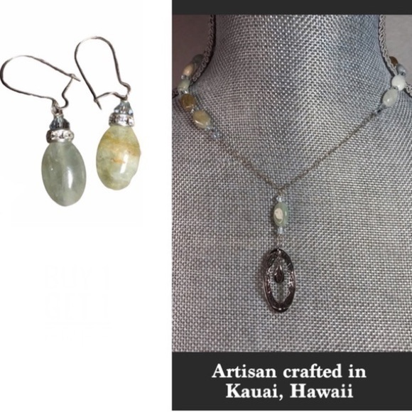 ARTISAN Crafted in Hawaii Necklace & Earrings - Picture 1 of 7